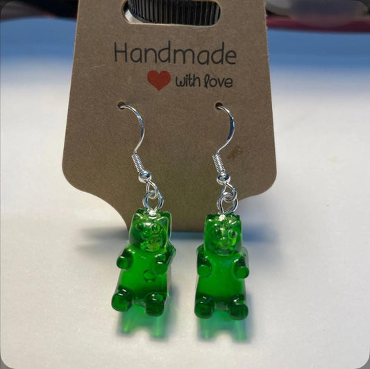 Resin Gummy Bear earrings